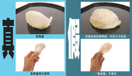 燕窝真假